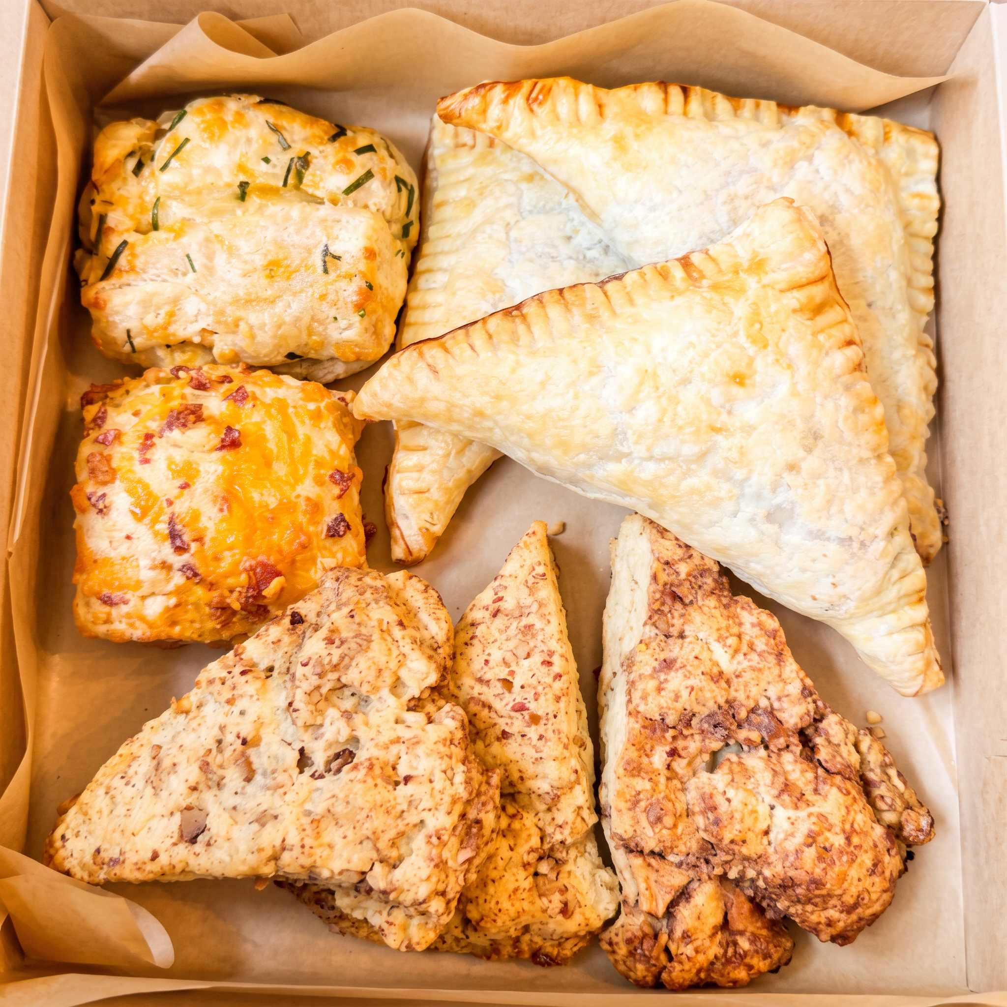 Breakfast Box with handmade European pastries from Mama Rozi's Bakehouse in LaGrange, KY